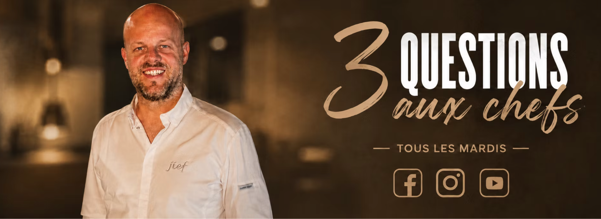 3 questions aux chefs – tous les mardis